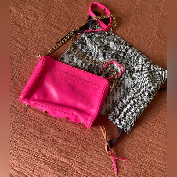 Rebecca Minkoff Neon Pink Mini Mac Crossbody - Picture 6 of 13